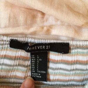 Forever 21 Tops - SUPER CUTE STRIPED CROPPED TOP Forever 21 Tops - SUPER CUTE STRIPED CROPPED TOP